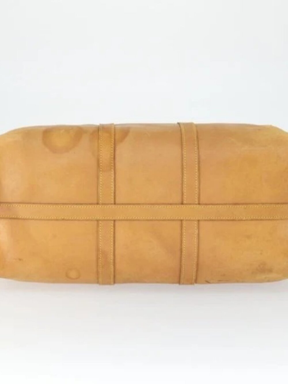 LOUIS VUITTON Nomad Keepall 55 Boston Bag Beige LV Auth 163339 - Picture 8 of 16